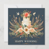 Happy Wedding Wenskaarten