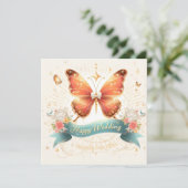 Happy Wedding Wenskaarten Kaart (Staand voorkant)