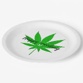 Happy Weeding Wedding Pun Papieren Bordje (Gekanteld)