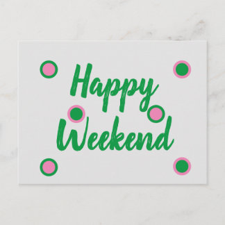 Happy Weekend Briefkaart