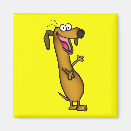 Happy Weenie Magnet Magneet (Voorkant)