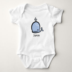 Happy Whale - Aangepaste Baby Bodysuit