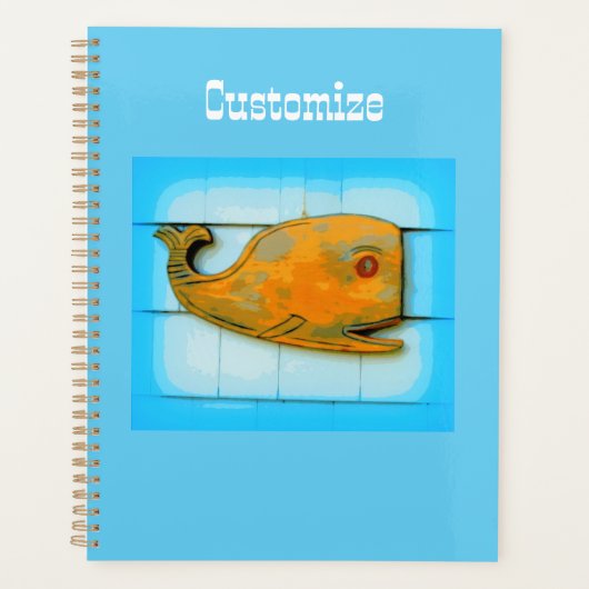Happy whale blue Thunder_Cove Planner (Voorkant)
