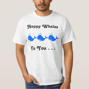 Happy Whales voor je T-shirt