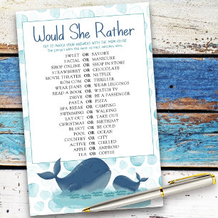 Happy Whales zou ze een beter Baby shower spelen