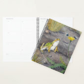 Happy, Whimsical Green Frog Planner (Display)
