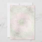 Happy White Flowers Verjaardagsfeestuitnodiging Kaart (Achterkant)