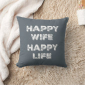 Happy Wife Kussen (Deken)