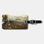 Happy Wine ThMED Cheers Bagagelabel (Voorkant horizontaal)