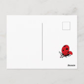 Happy Wings Ladybug Briefkaart (Achterkant)