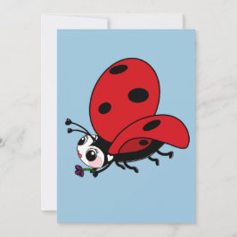 Happy Wings Ladybug Kaart