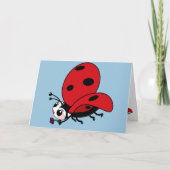 Happy Wings Ladybug  Kaart (Voorkant)