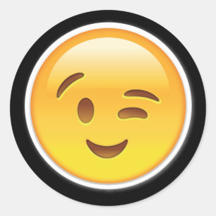 Happy Wink Eyes Emoji stickers