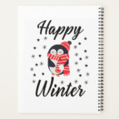 Happy Winter, Cute Penguin Planner (Achterkant)