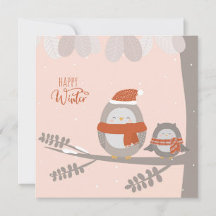 Happy Winter Feestdagenkaart