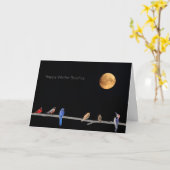 Happy Winter Solstice Kaart (Gele Bloem)