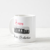Happy Winter Solstice Stonehenge Koffiemok (Voorkant links)