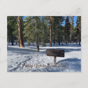 Happy Winter Trails Day! Briefkaart