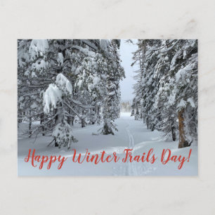 Happy Winter Trails Day! Briefkaart
