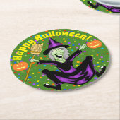 Happy Witch Halloween Onderzetters (Gebogen)