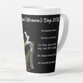 Happy Women's Day 2026 by RoseWrites Latte Mok (Rechterhoek)