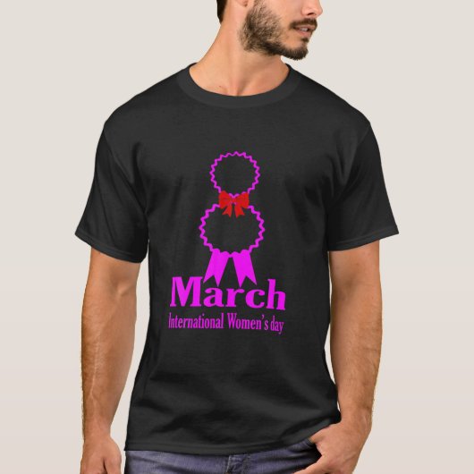 Happy Women's Day 8 maart 2022, International Wome T-shirt (Voorkant)