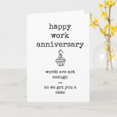 Happy Work Jubileum, collega Kaart (Gele Bloem)