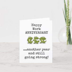 Happy Work Jubileum, Medewerker, Baas Kaart