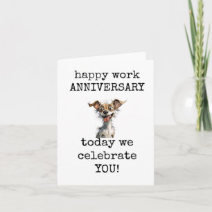Happy Work Jubileum, vandaag vieren we jullie Kaart