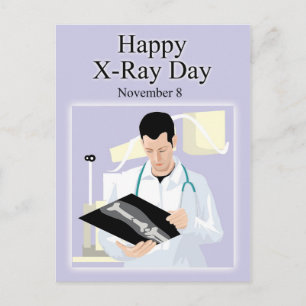 Happy X-Ray Dag 8 november Briefkaart