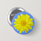 Happy Yellow Dandelion afbeelding Ronde Button 5,7 Cm (Voorkant /achterkant)