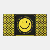 Happy Yellow Smile Desk Mat (Voorkant)