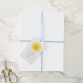 Happy Yellow Sunshine bedankt Gift Labels Cadeaulabel (Met Touw)