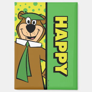 Happy Yogi Beer Magneet