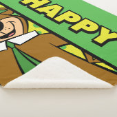 Happy Yogi Beer Sherpa Deken (3/4)