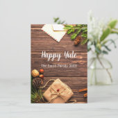 Happy Yule Aankondiging (Staand voorkant)