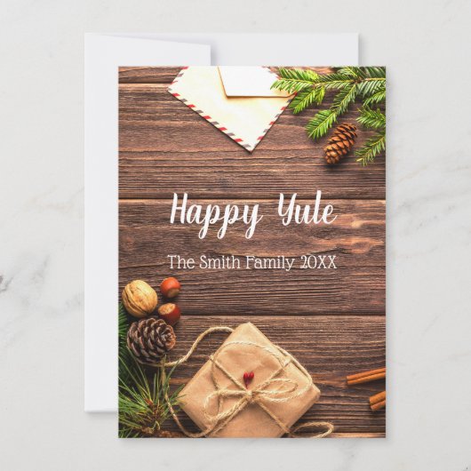 Happy Yule Aankondiging (Voorkant)