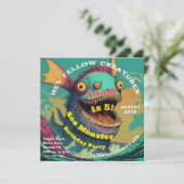 Happy Zee Monster Kaart (Staand voorkant)