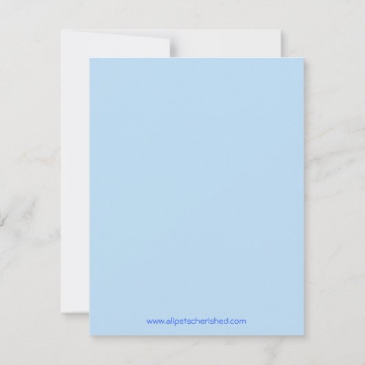 Happy Zee Turtle Blue Baby shower Invitation Kaart (Achterkant)