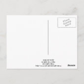 Happy Zee Turtle Briefkaart (Achterkant)