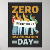 Happy Zero Discrimination Day, Gender Equality Poster (Voorkant)