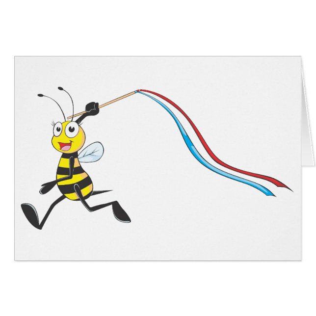 Happy Zuster Bee draait. (Voorkant Horizontaal)