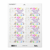 HappyBirthday Calendar September 2022Address Label (Full Sheet)
