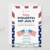 #HappyFourthOfJulyFlatHolidayCard Feestdagenkaart (Voorkant)