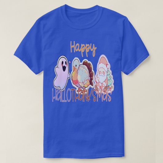 Happyhallothanksmas 27 t-shirt (Design voorkant)