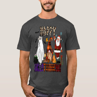 Happyhallothanksmas 3 t-shirt