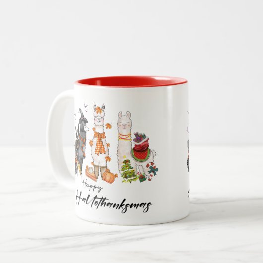 HAPPYHALLOTHANKSMAS MUG (Devant gauche)