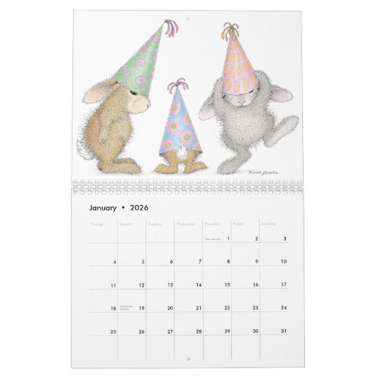 HappyHoppers®-agenda Kalender (Jan 2026)