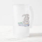 HappyHoppers®-Mok Matglas Bierpul (Voorkant rechts)