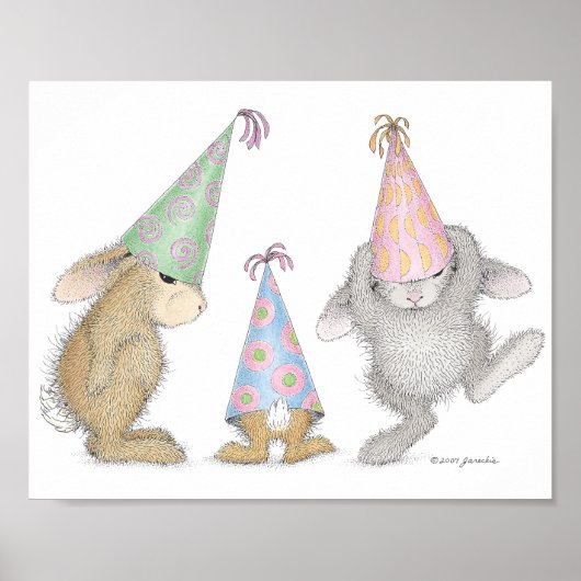 HappyHoppers® Wall Art Poster (Voorkant)